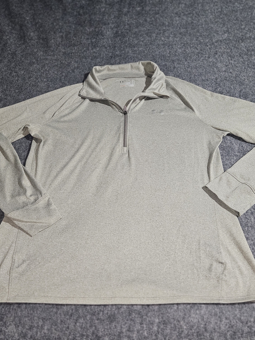 Under Armour Light Gray 1/4 Zip Pullover
